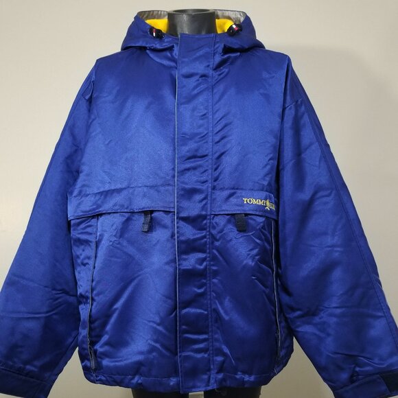 VTG Tommy Hilfiger Jacket Big Flag Deck Embroidered Racing XXL Sailing Grail - Picture 3 of 16